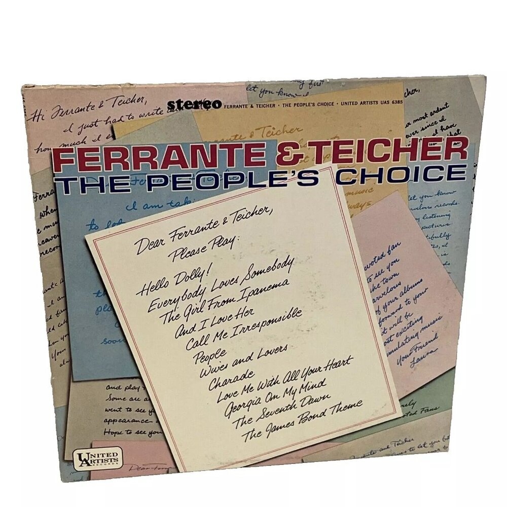 Ferrante & Teicher The People's Choice (Vinyl, 1964) United Artists UAS-6385 VG